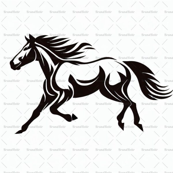 Galoppierendes Pferd